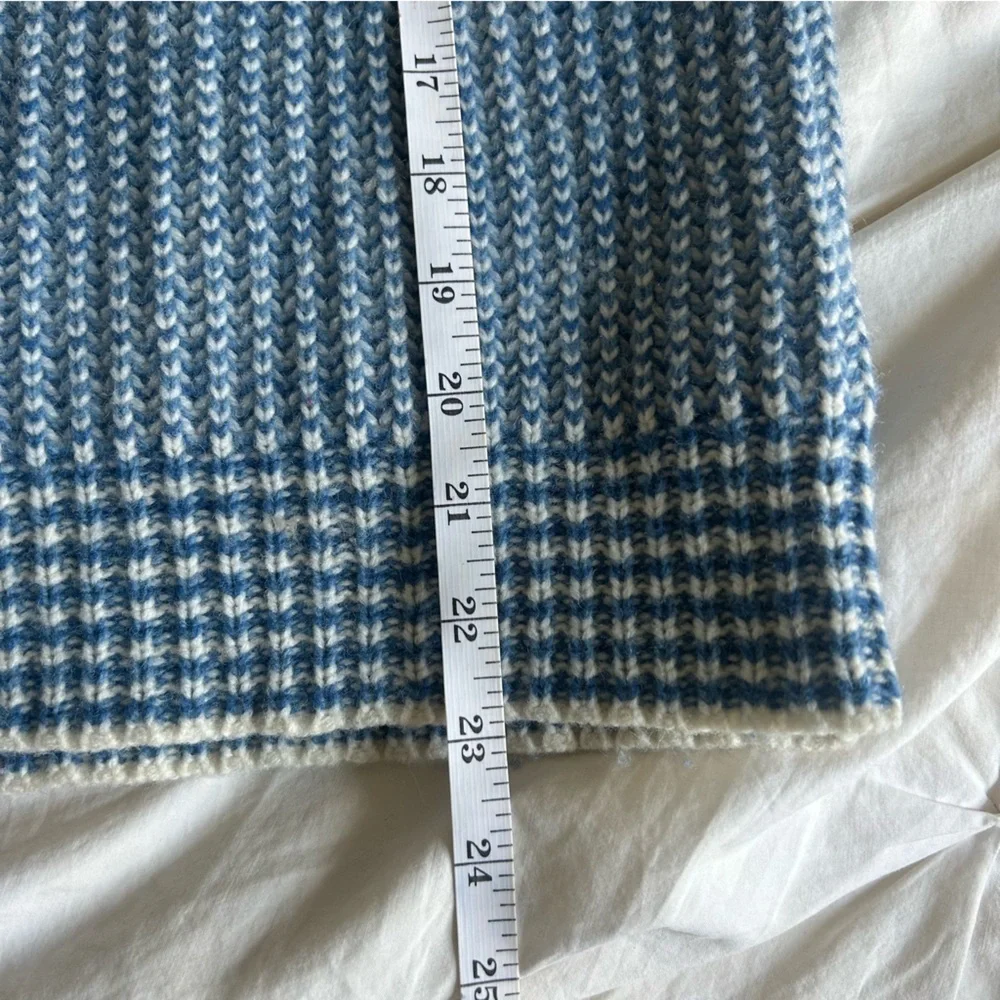 Zara Knit Womens Nautical Small Blue Patterned Women's Sweater - Picture 5 of 6